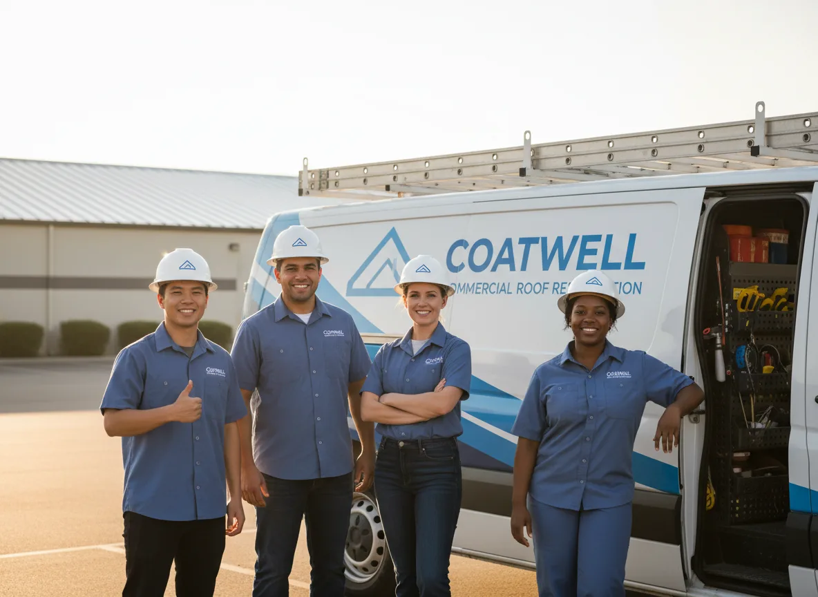 Commercial roof coating company in Pattison, TX
